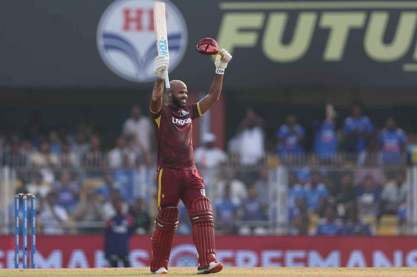 John Campbell brought up a 65-ball century