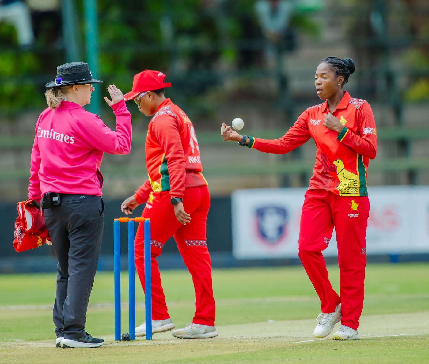 Olinder Chare went wicketless in her 10 overs