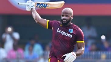 Campbell makes up for lost time with a Guwahati century to savour