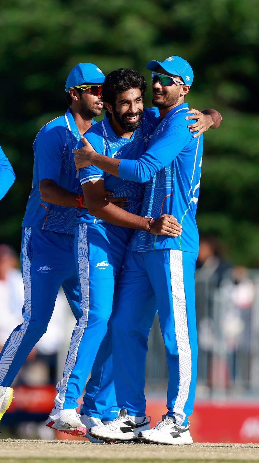 Jasprit Bumrah picked up two wickets in the first over
