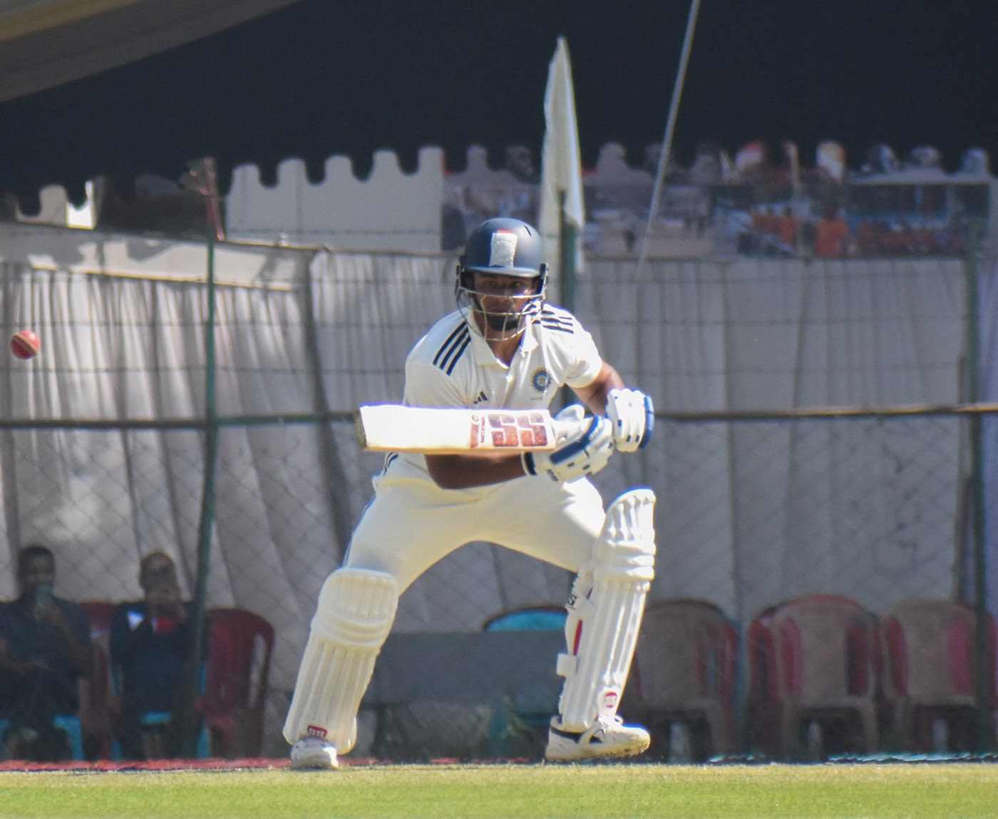 Sarfaraz Khan looked solid with the bat