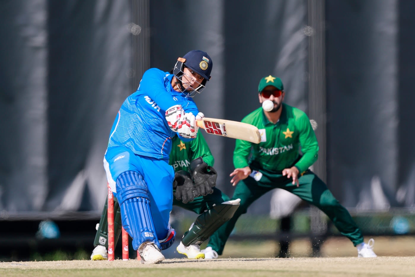 Vaibhav Sooryavanshi hit two sixes in the second over