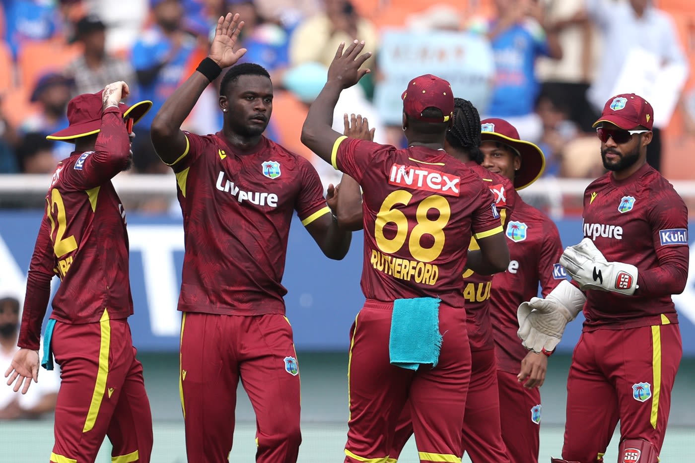 Jayden Seales removed Shubman Gill and Virat Kohli in his second over
