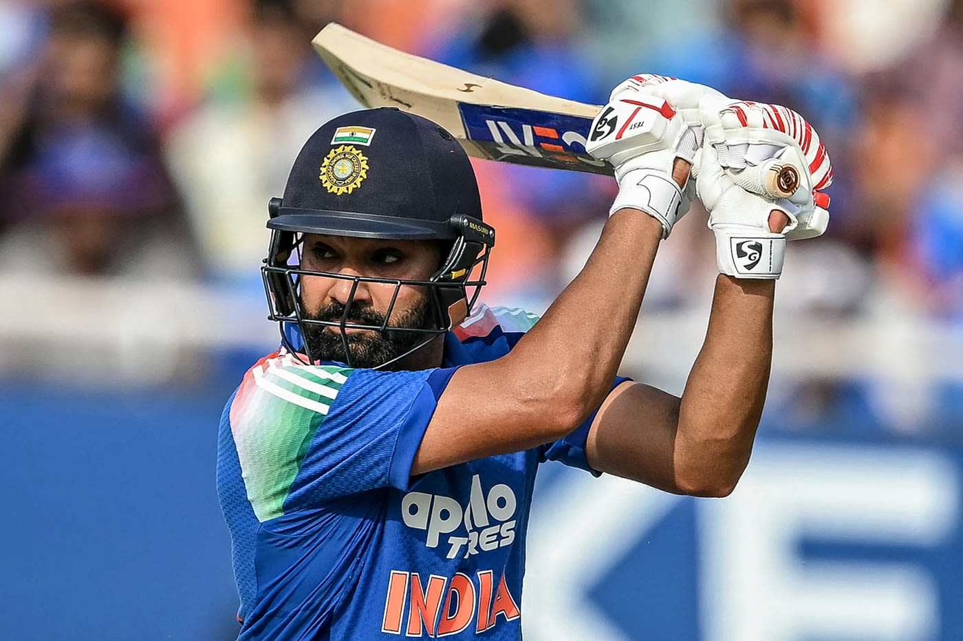 Rohit Sharma got to a half-century in 58 balls