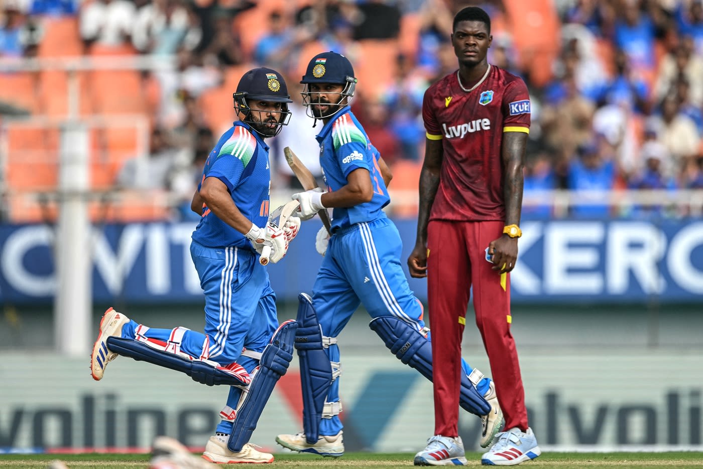 Rohit Sharma and Ruturaj Gaikwad added a century partnership
