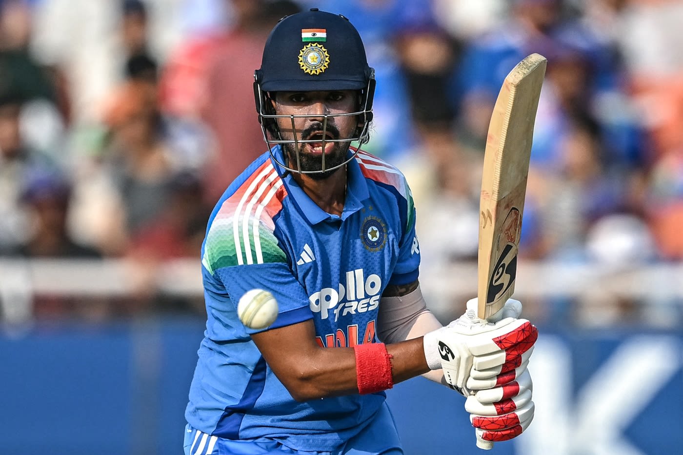 KL Rahul got a chance to bat for the first time in the series