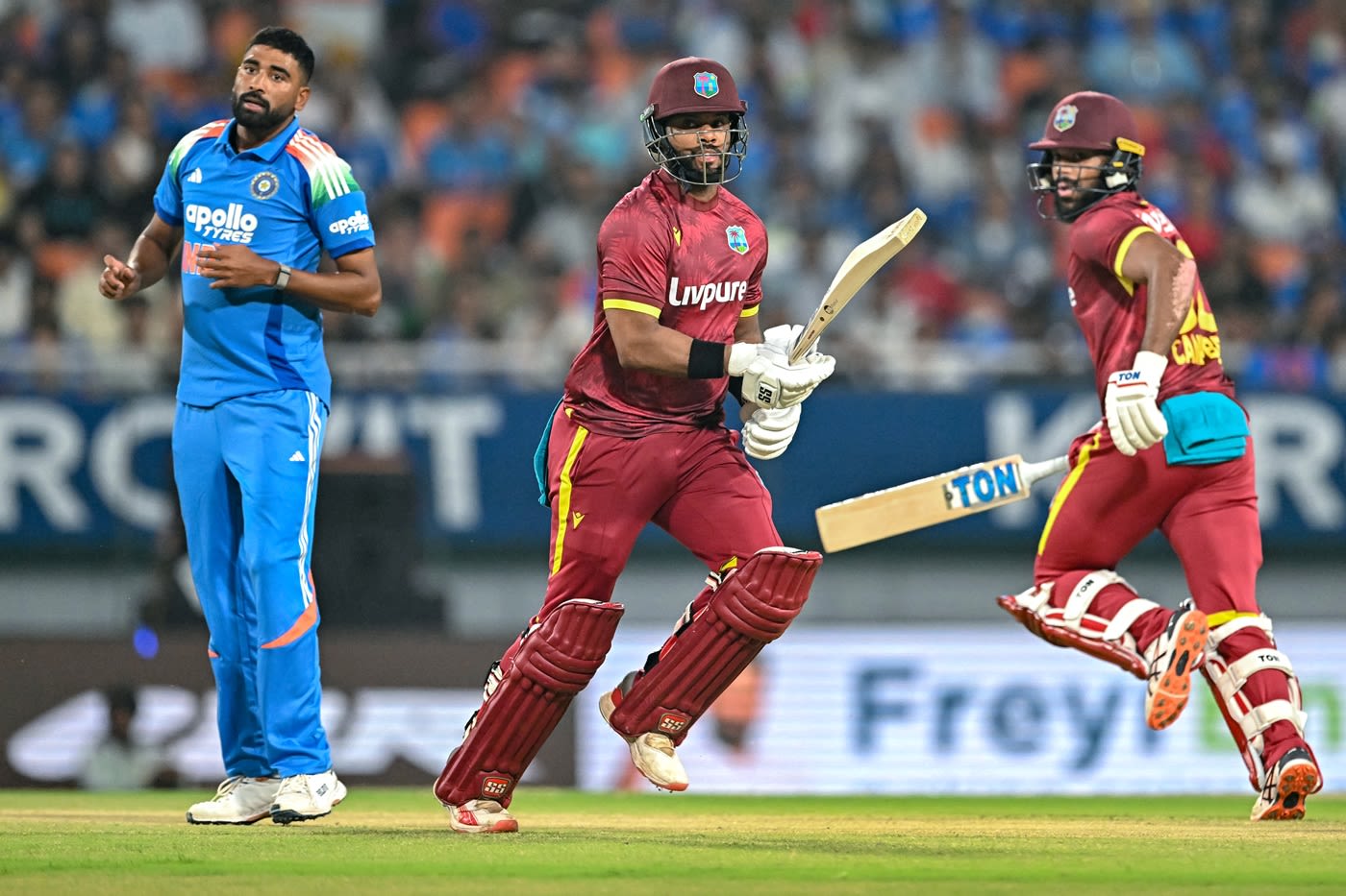 John Campbell and Shai Hope shared a 41-run opening stand