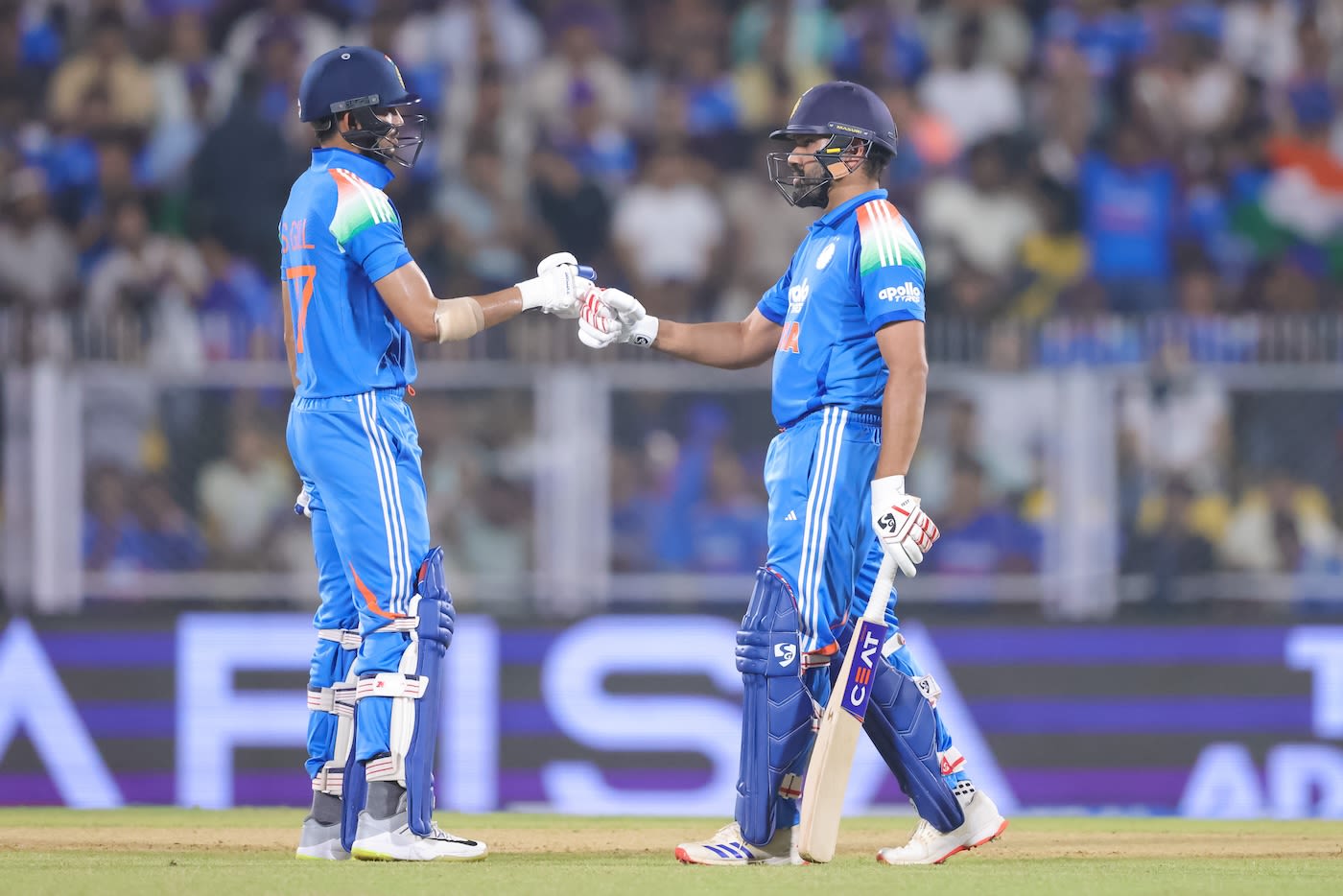 Rohit Sharma and Shubman Gill brought up successive 100-plus stands
