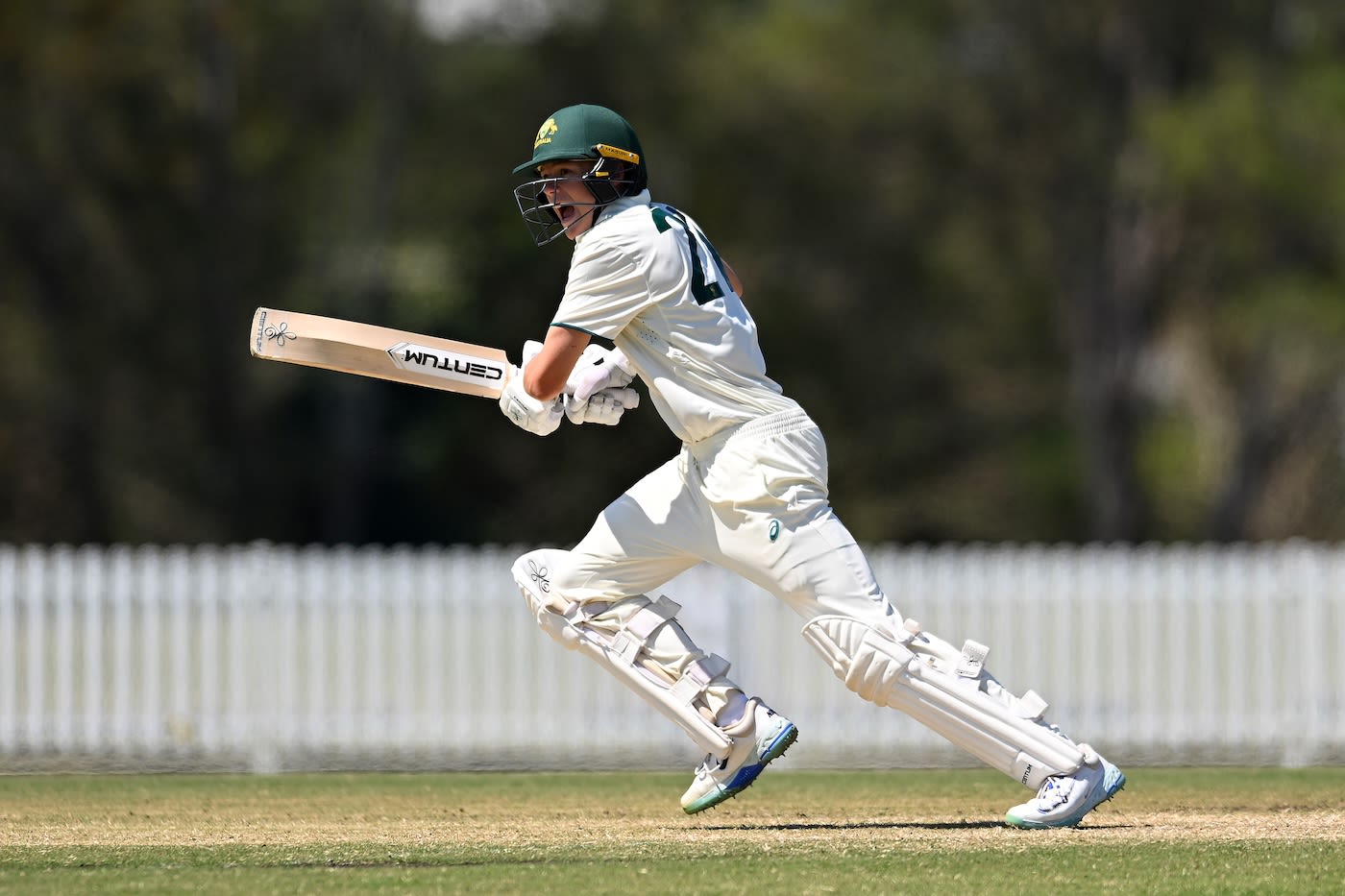 Zed Hollick sets off for a run