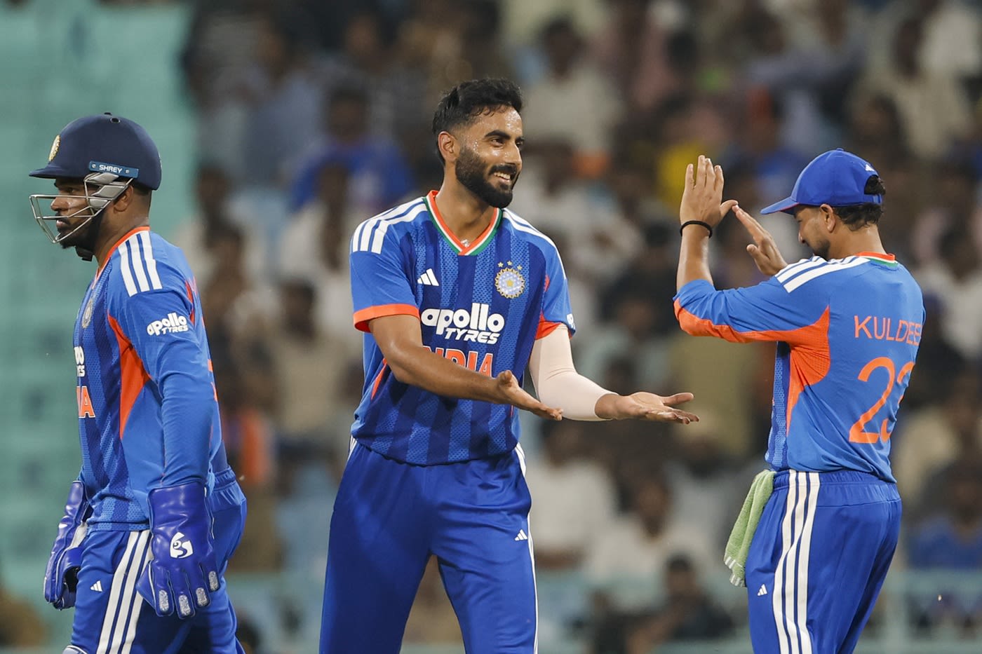 Naman Dhir picked up two key wickets on debut