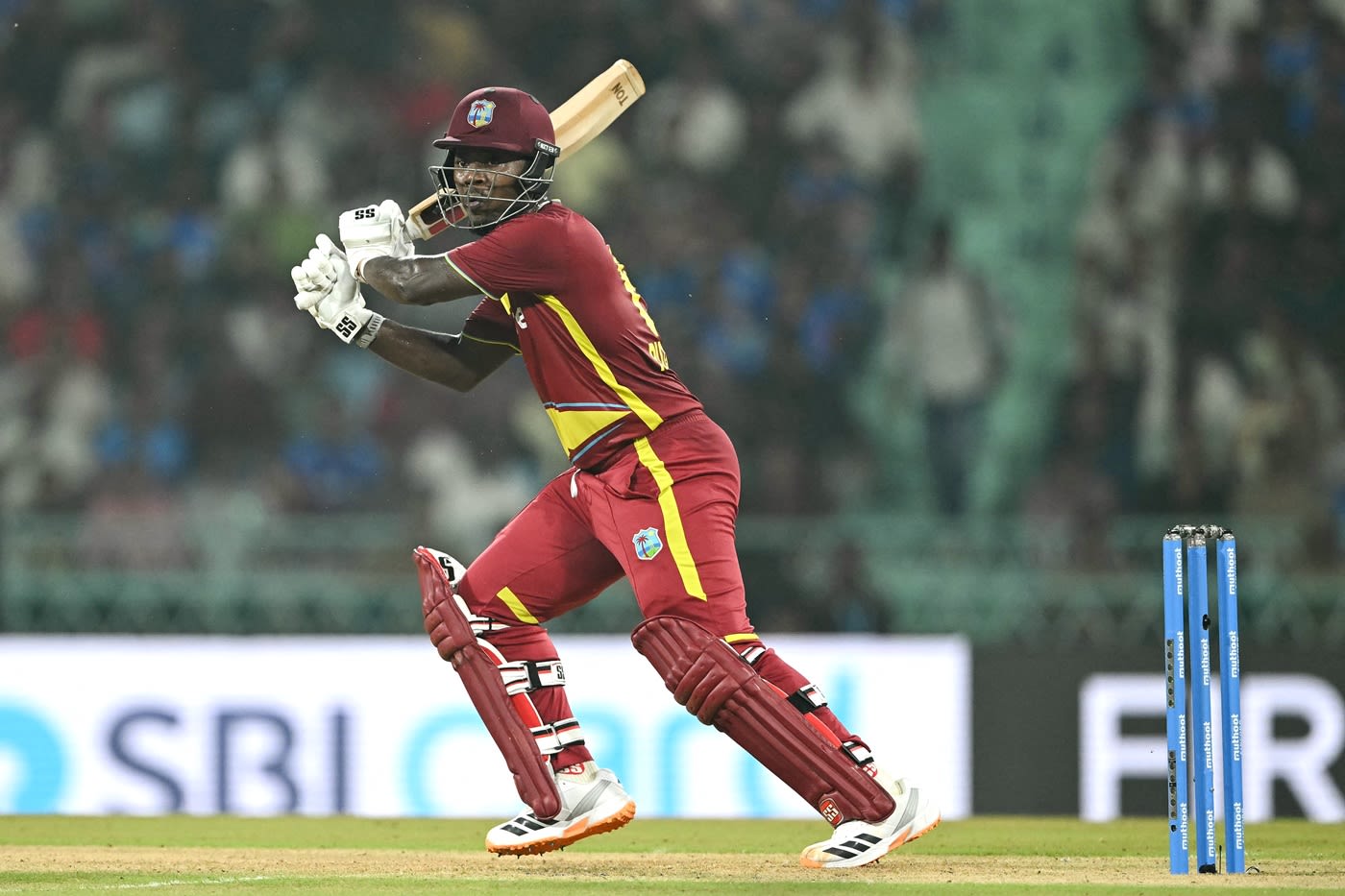 Sherfane Rutherford hit a vital half-century