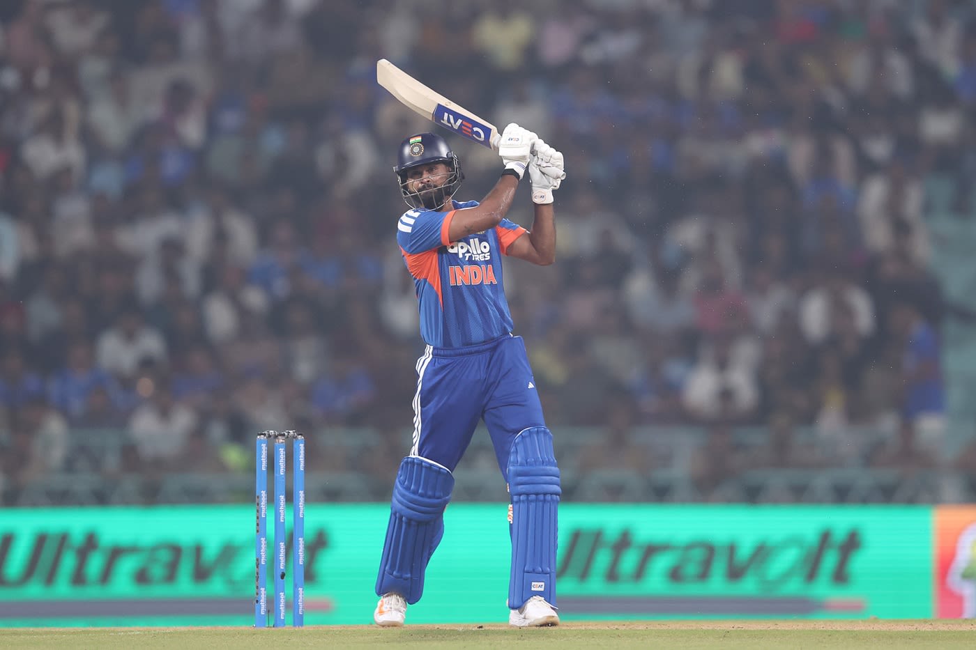 Shreyas Iyer struck a bludgeoning half-century