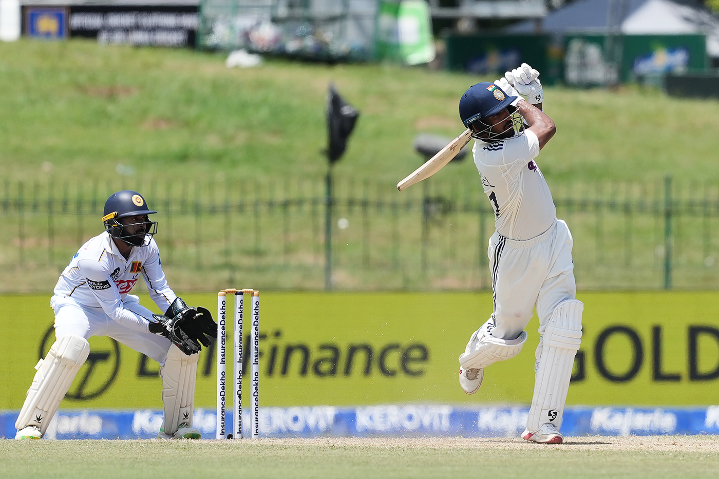 Dhruv Jurel uses his feet