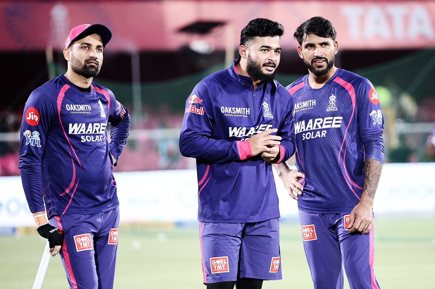 Shubham Dubey, Riyan Parag and Dhruv Jurel chat