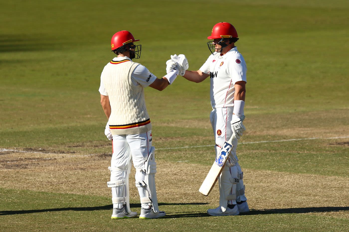 Jake Lehmann and Ben Manenti both made half-centuries