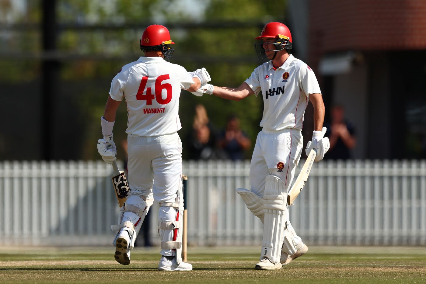 Ben Manenti and Noah McFadyen made their maiden centuries