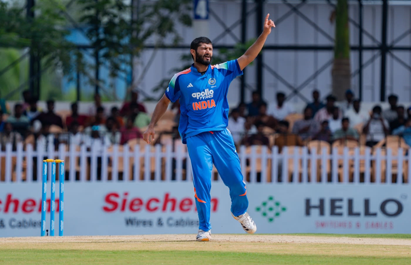 Arshad Khan pegged Australia A back