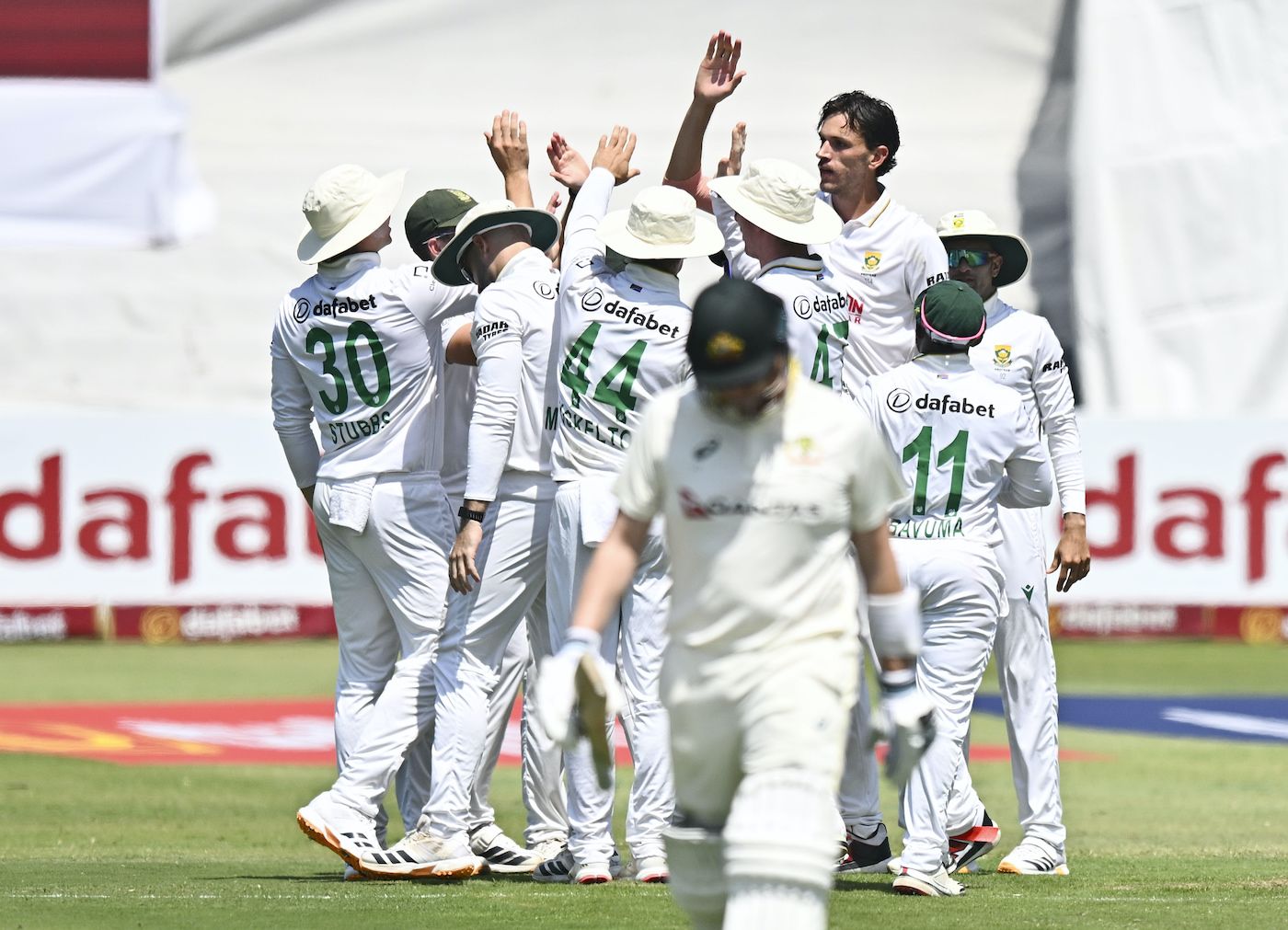 Marco Jansen roughed up and ripped out Steven Smith after lunch