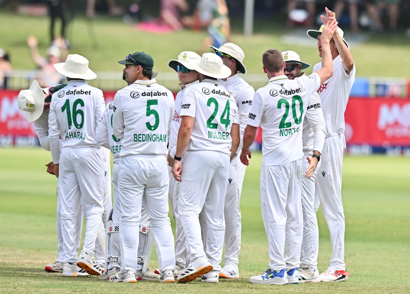 Anrich Nortje struck twice in three balls