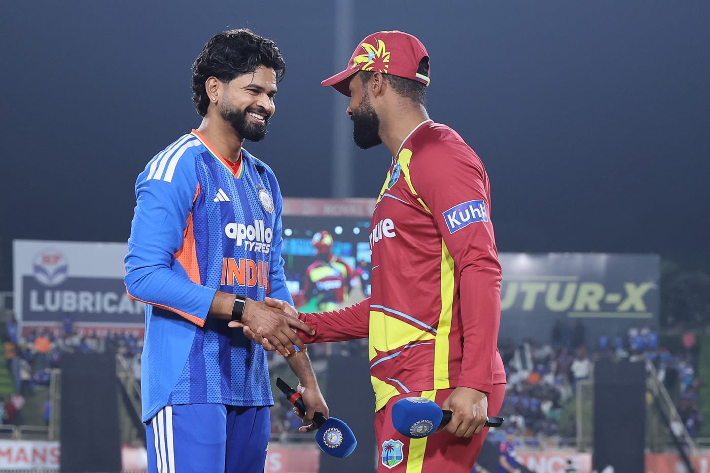 Shai Hope finally won a toss against Shreyas Iyer