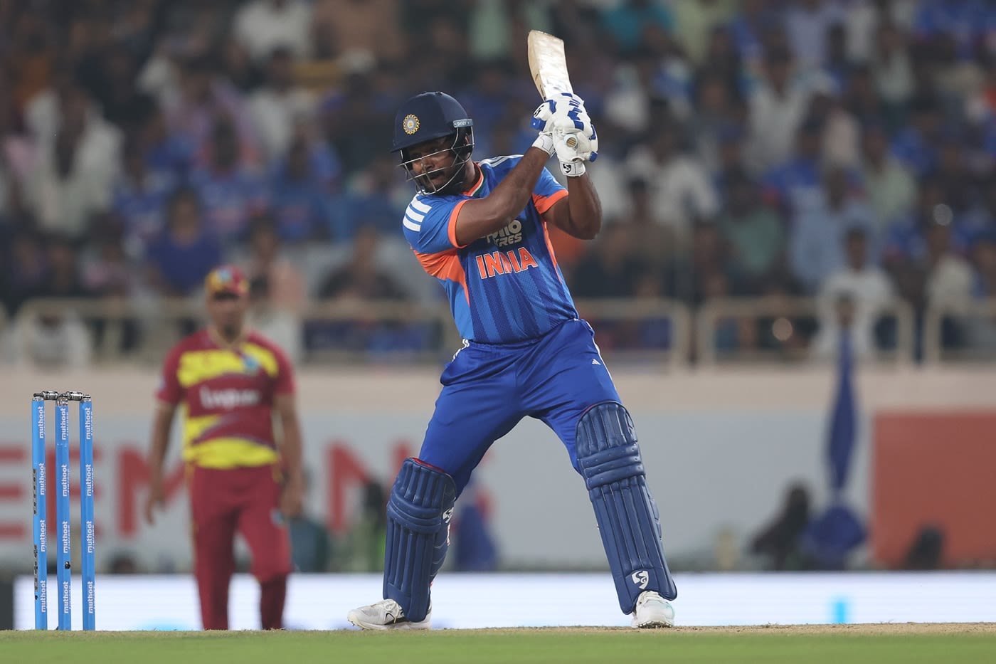 Sanju Samson blazed away even as Abhishek Sharma fell early
