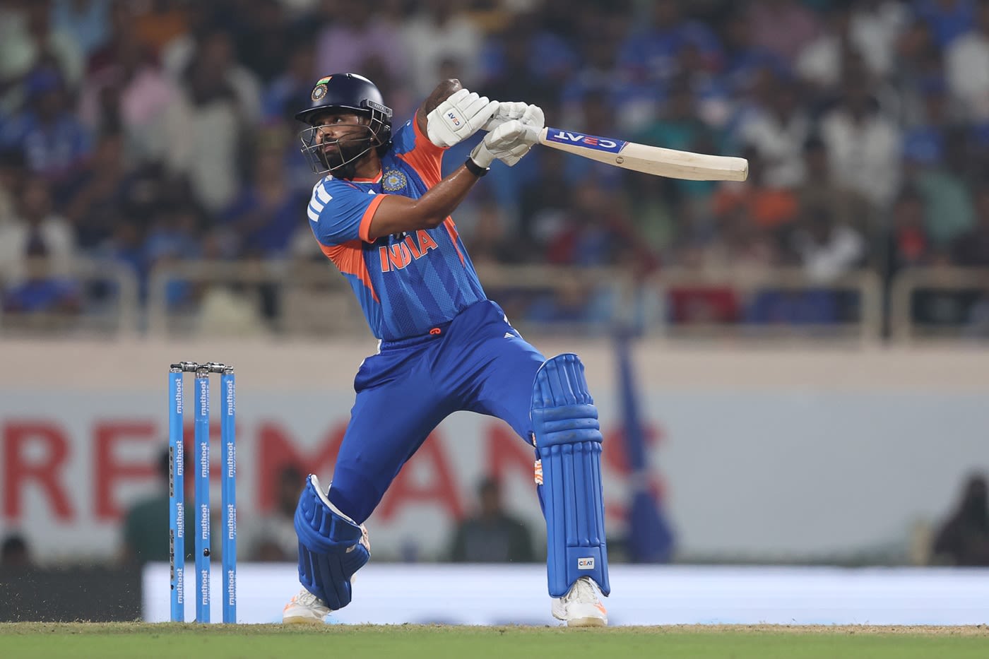 Shreyas Iyer clubbed plenty of boundaries in the death overs