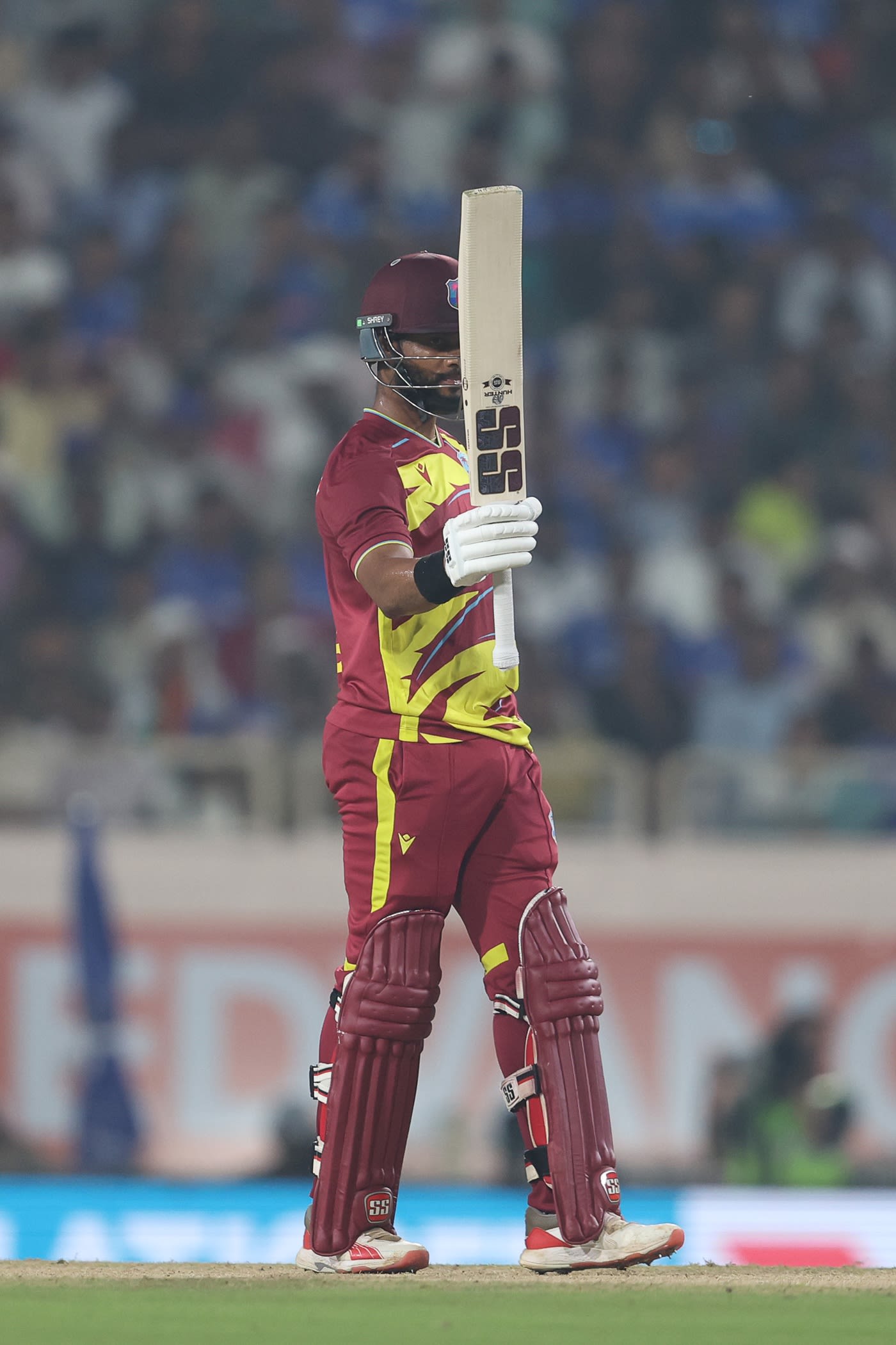 Shai Hope brought up a 24-ball fifty