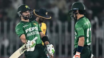 Farhan, Sadaqat help Pakistan ace 183 chase to go 1-0 up
