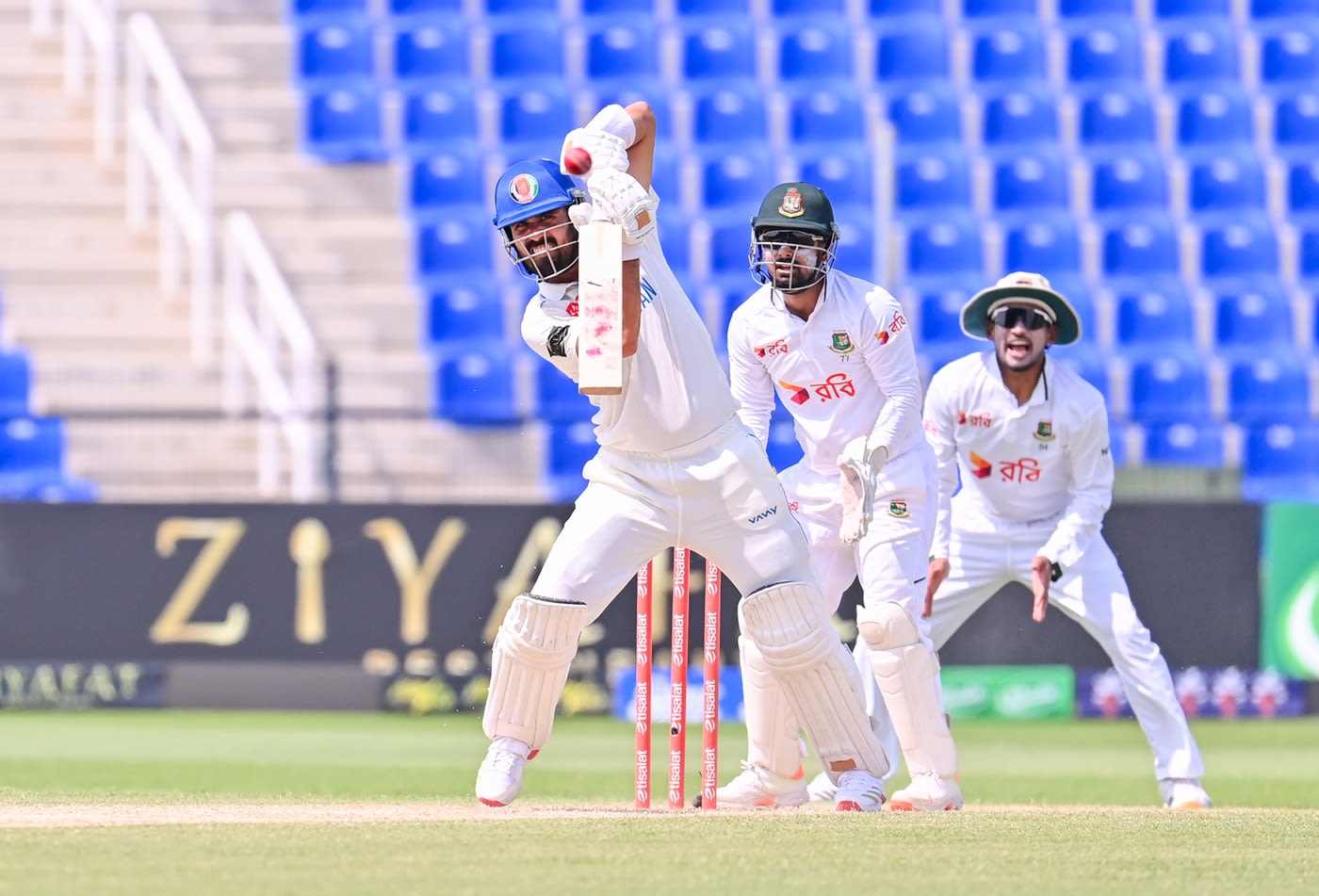Abdul Malik scored his maiden Test fifty