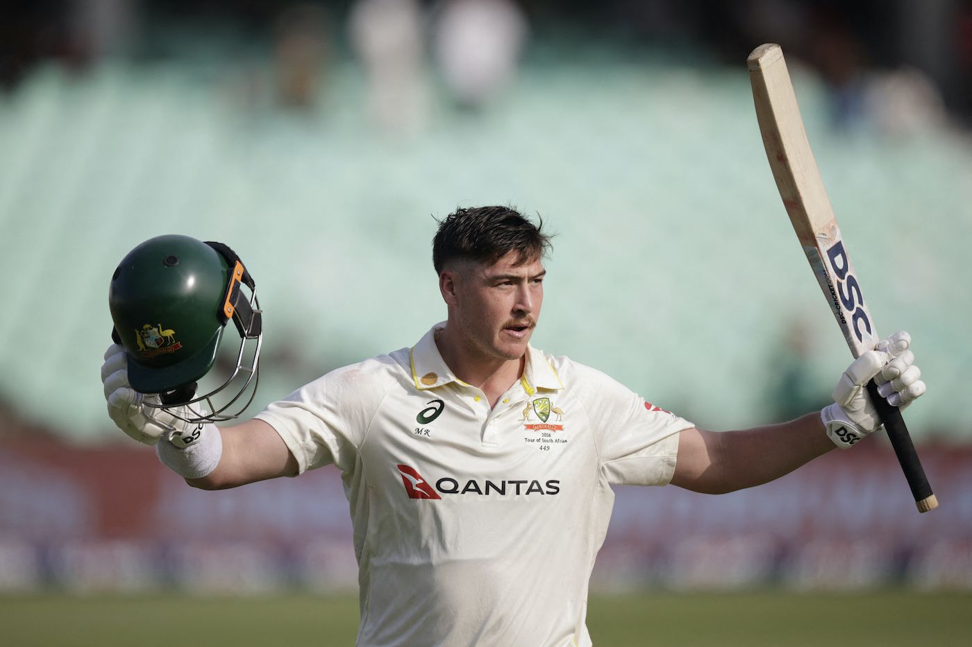 Matt Renshaw got out for 190 after tea