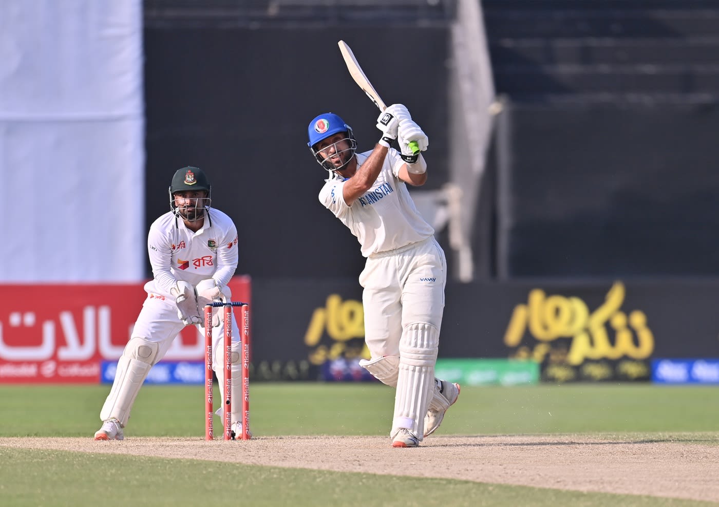 Rahmat Shah scored a half-century on Test captaincy debut