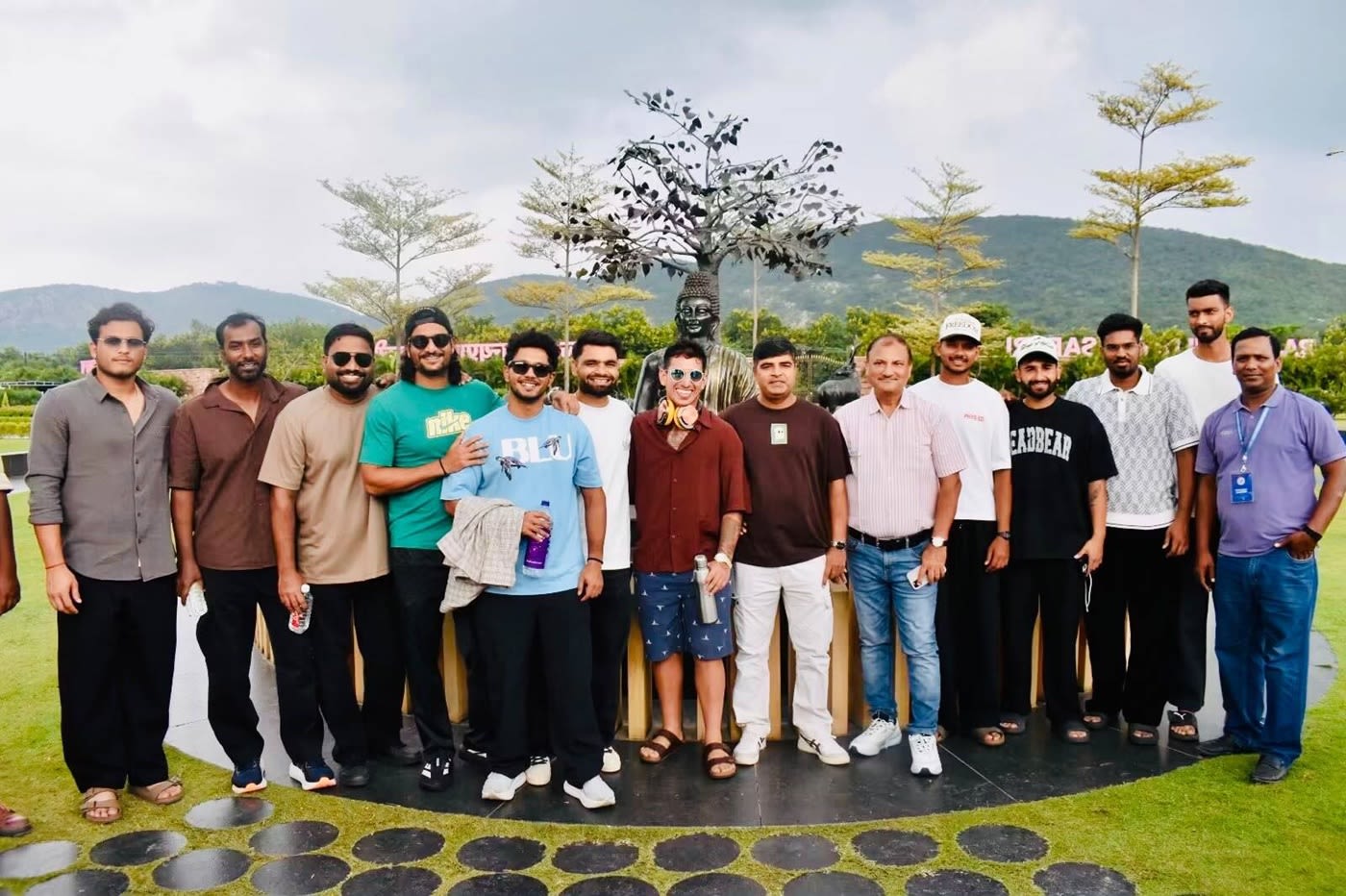 Rinku Singh with his Uttar Pradesh team-mates went on a safari in Rajgir