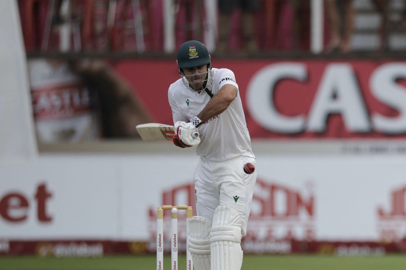 David Bedingham's 49 was the highest score by a specialist batter in South Africa's first innings