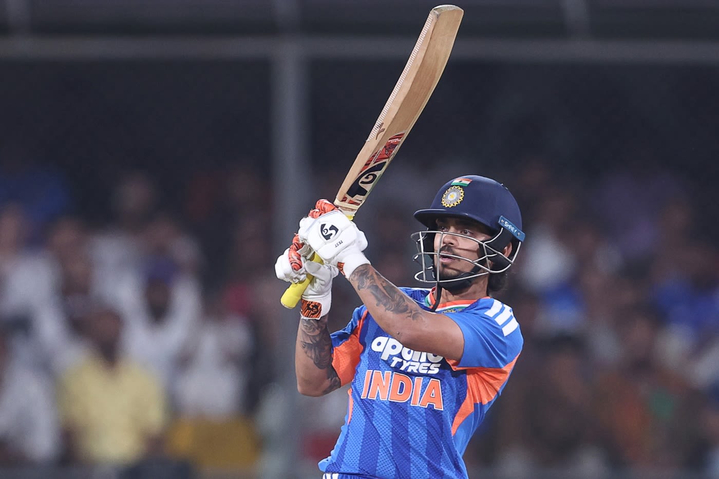 Ishan Kishan swings one away