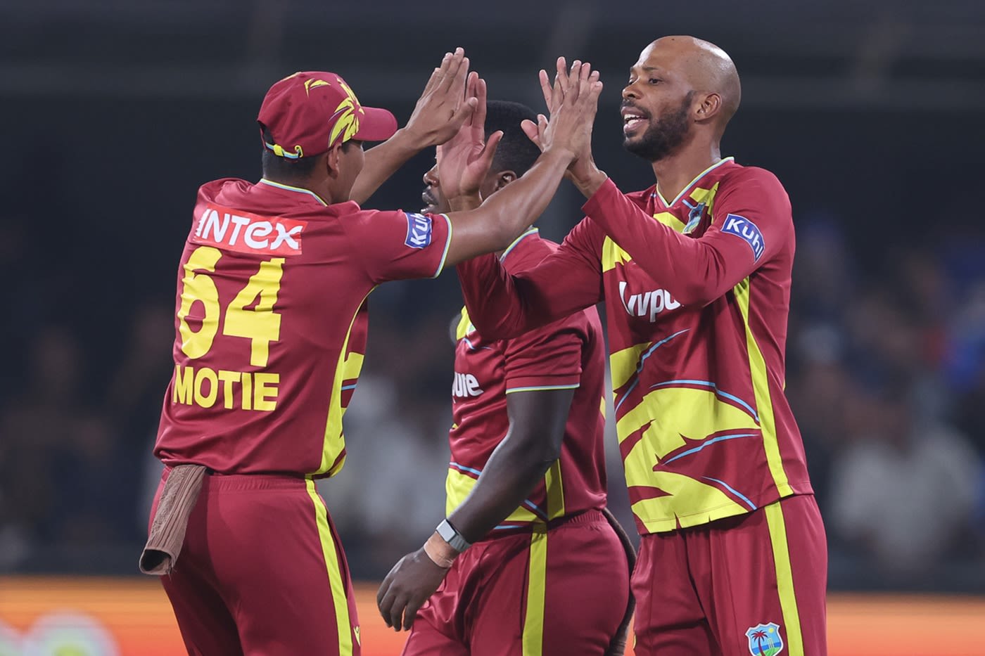 Roston Chase took two in an over