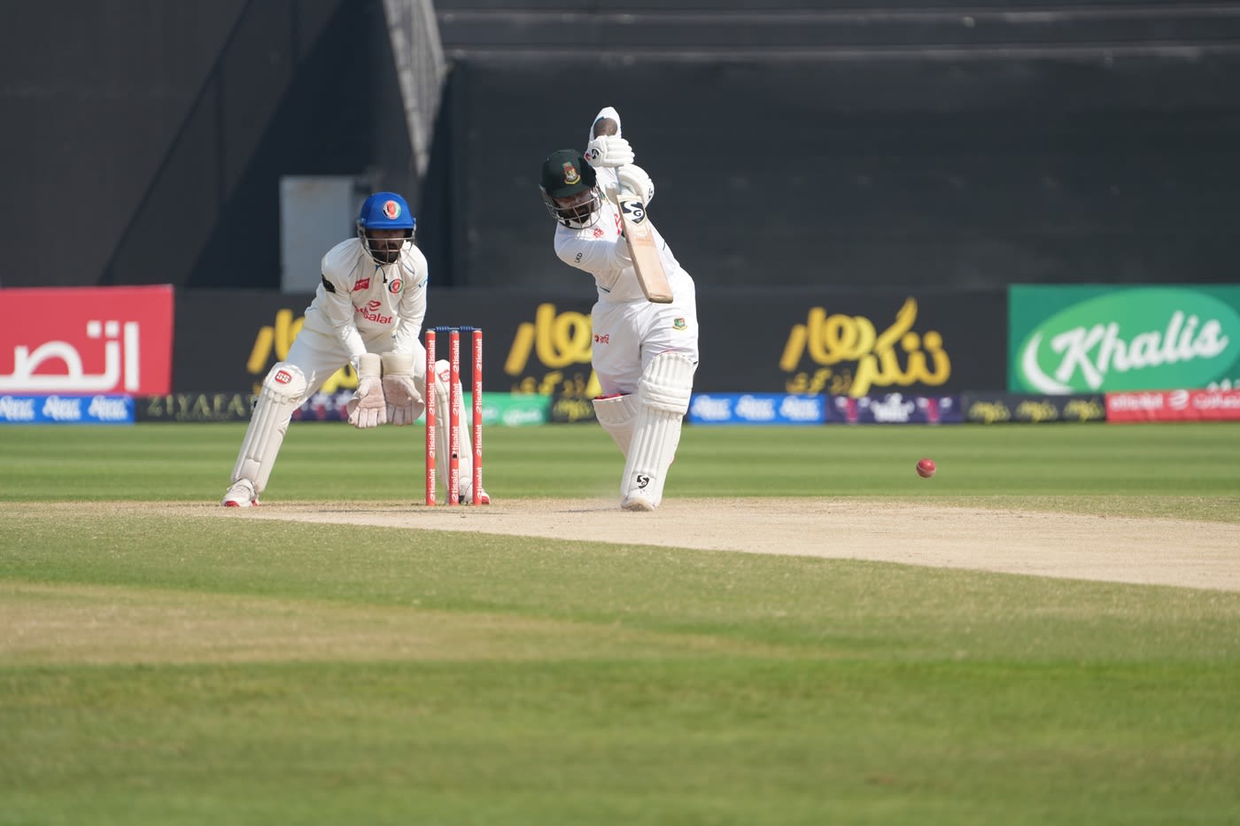 Litton Das brought up a fifty on fourth morning