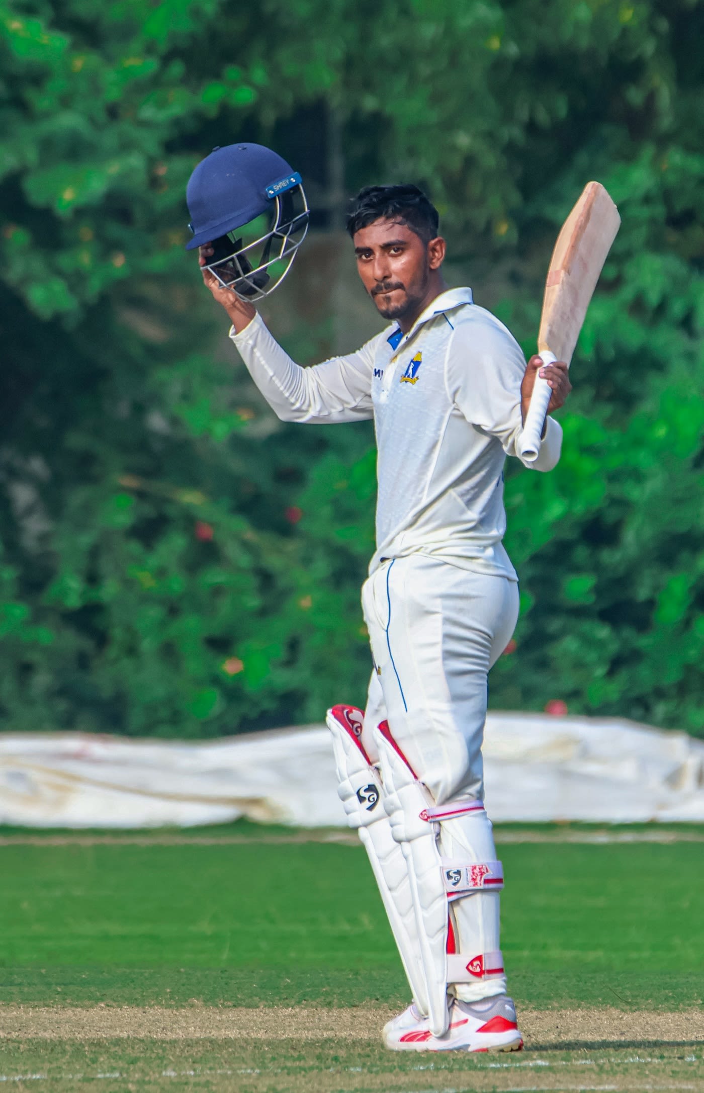 Sudip Kumar Gharami hit his second century of the domestic season