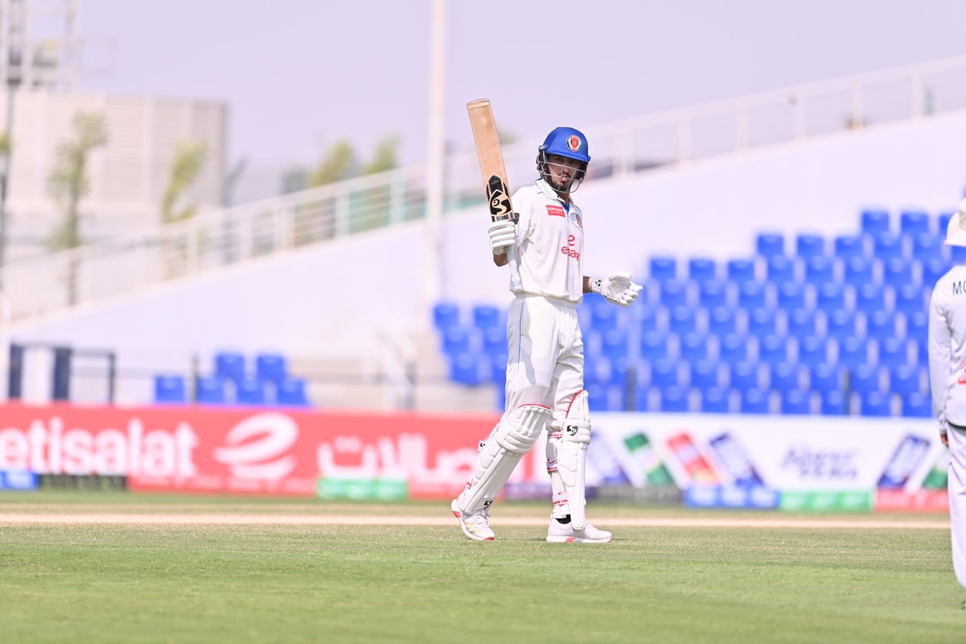 Sediqullah Atal brought up a maiden Test match fifty