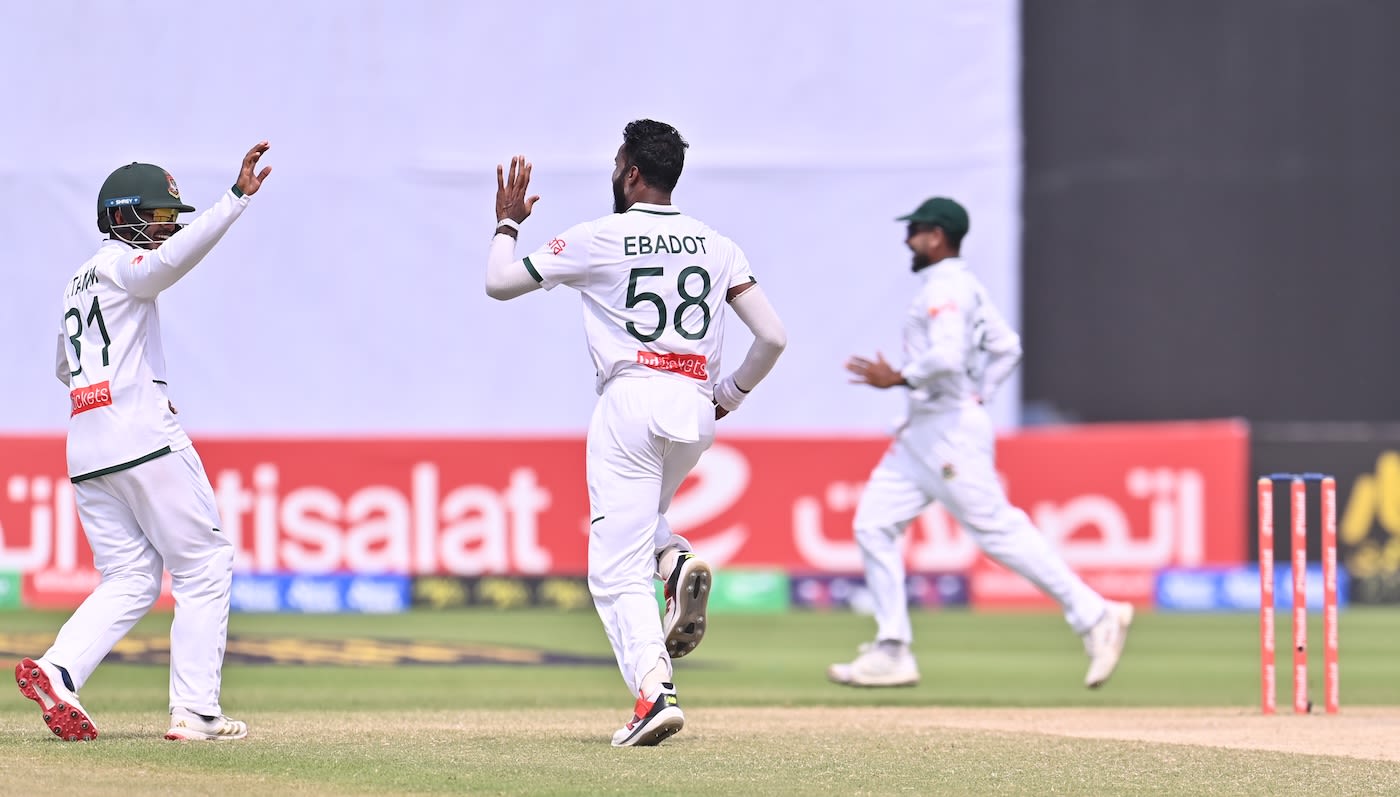 Ebadot Hossain picked up the only wicket on the fifth morning