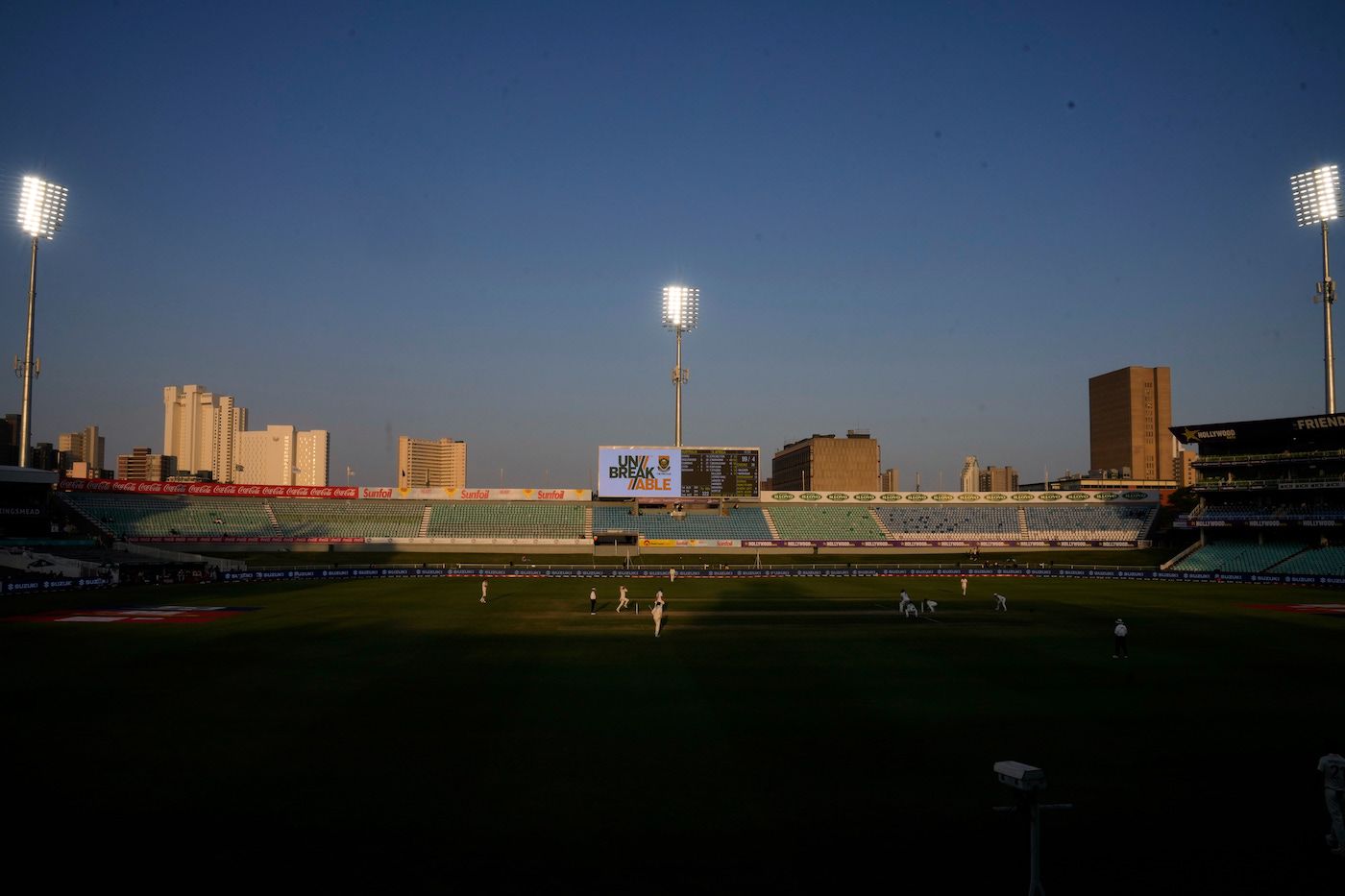 Light in the evening has been a regular talking point of this Test