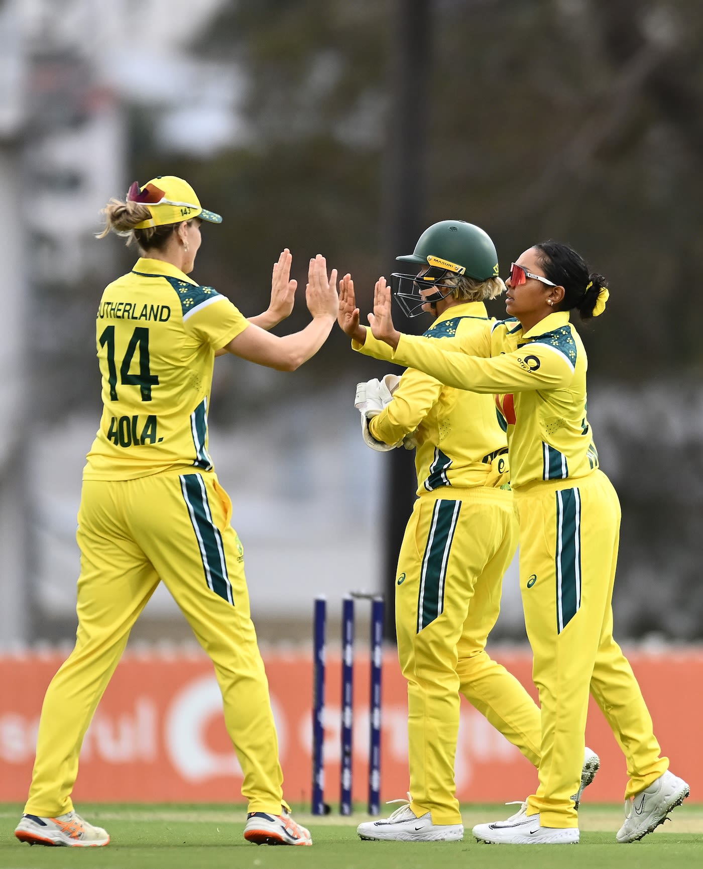 Alana King got her first wicket late in the innings