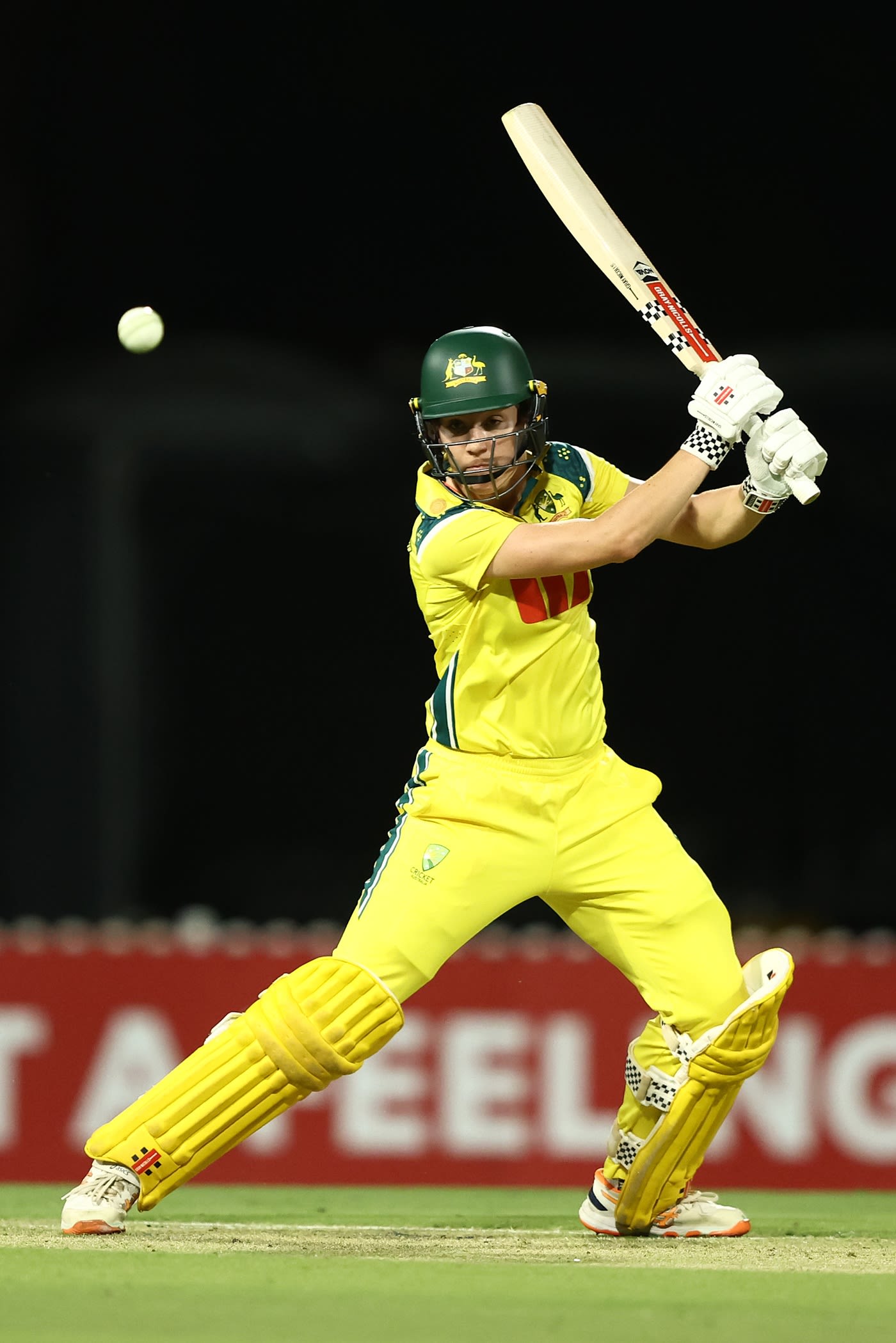 Annabel Sutherland batted at a high tempo