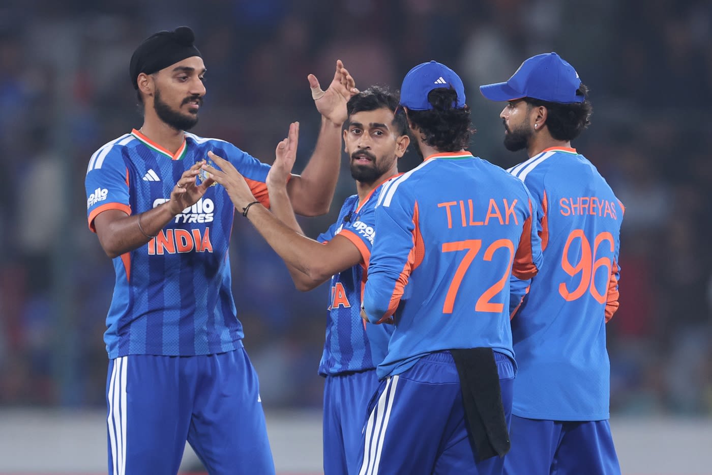 Arshdeep Singh and Prince Yadav struck in the middle overs