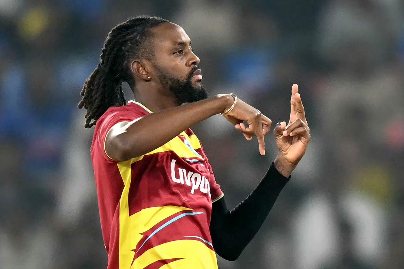 Shamar Springer brings out his signature celebration, paying tribute to his parents