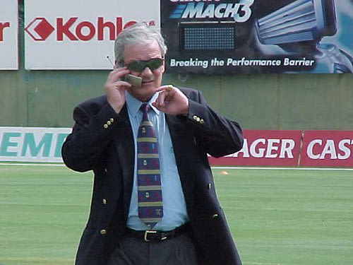 Robin Jackman pictured during the Second Test between England and South Africa