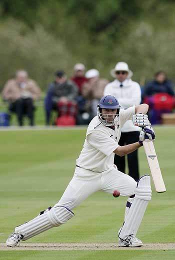 Andrew Crook during his 162 not out against Buckinghamshire
