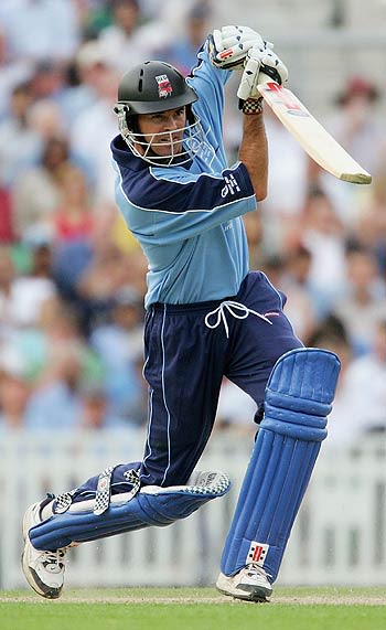 Greg Blewett bats during the Tsunami Twenty20 relief game