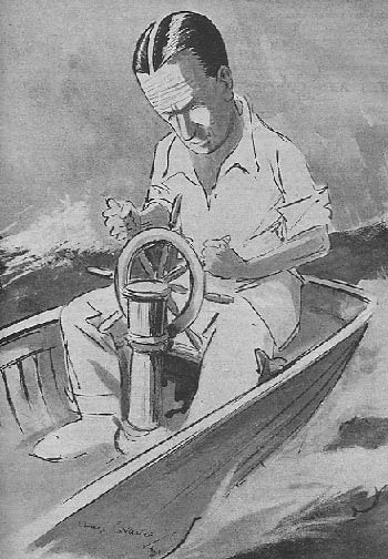 A rough sea but a calm pilot