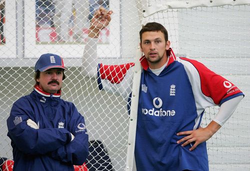 Jack Russell and Steve Harmison