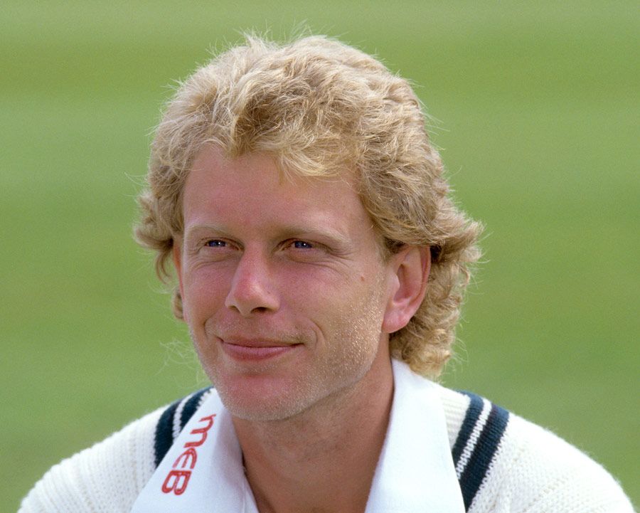 Graham Dilley at Worcestershire's pre-season photoshoot